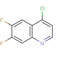 863785-94-8 4-CHLORO-6,7-DIFLUOROQUINOLINE chemical structure
