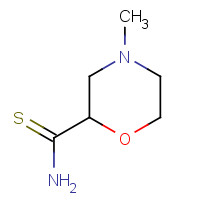 885272-63-9 4-METHYL-MORPHOLINE-2-CARBOTHIOIC ACID AMIDE chemical structure