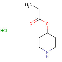219859-83-3 4-PIPERIDINOL, PROPIONATE, HYDROCHLORIDE chemical structure