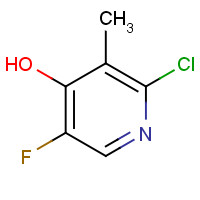 884495-29-8 4-Pyridinol,  2-chloro-5-fluoro-3-methyl- chemical structure