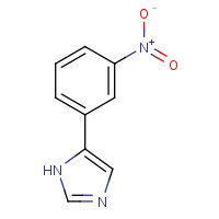 40511-41-9 5-(3-Nitro-phenyl)-1H-imidazole chemical structure