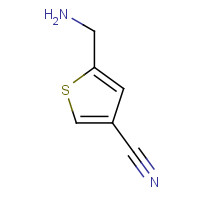232280-88-5 5-AMINOMETHYL-THIOPHENE-3-CARBONITRILE chemical structure