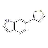 865376-76-7 6-THIOPHEN-3-YL-1H-INDOLE chemical structure