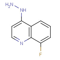 49611-99-6 8-Fluoro-4-hydrazineoquinoline chemical structure