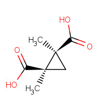 699-49-0 CIS-1,2-DIMETHYL-CYCLOPROPANEDICARBOXYLIC ACID chemical structure