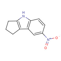 13687-72-4 CYCLOPENT[B]INDOLE, 1,2,3,4-TETRAHYDRO-7-NITRO- chemical structure