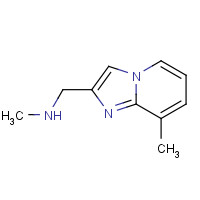886363-07-1 METHYL-(8-METHYL-IMIDAZO[1,2-A]PYRIDIN-2-YLMETHYL)-AMINE chemical structure