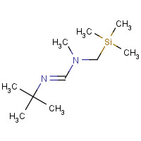 80376-66-5 N-METHYL-N-TRIMETHYLSILYLMETHYL-N'-TERT-BUTYLFORMAMIDINE chemical structure