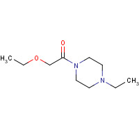 600140-82-7 Piperazine,1-(ethoxyacetyl)-4-ethyl- chemical structure