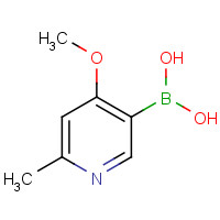 1100262-14-3 4-Methoxy-6-methylpyridine-3-boronic acid chemical structure