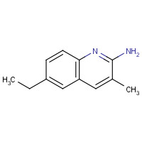 203506-22-3 2-Amino-6-ethyl-3-methylquinoline chemical structure