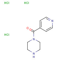 39640-05-6 1-Isonicotinoylpiperazine tri hydrochloride chemical structure