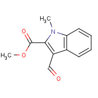 88129-40-2 methyl 3-formyl-1-methyl-1H-indole-2-carboxylate chemical structure