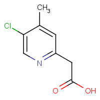 886365-20-4 (5-Chloro-4-methyl-pyridin-2-yl)-acetic acid chemical structure