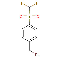 885529-55-5 1-(Bromomethyl)-4-[(difluoromethyl)sulfonyl]benzene chemical structure