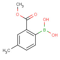 1256355-43-7 2-METHOXYCARBONYL-4-METHYLPHENYLBORONIC ACID chemical structure