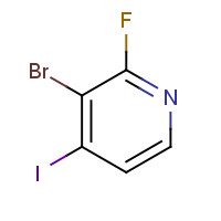 884494-52-4 3-BROMO-2-FLUORO-4-IODOPYRIDINE chemical structure