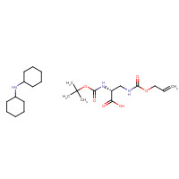 204197-28-4 BOC-DAP(ALOC)-OH DCHA chemical structure