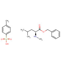42807-66-9 N-ME-LEU-OBZL P-TOSYLATE chemical structure
