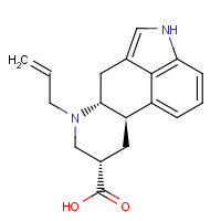 86891-15-8 Ergoline-8-carboxylic acid, 6-(2-propenyl)-, (8-alpha)- chemical structure