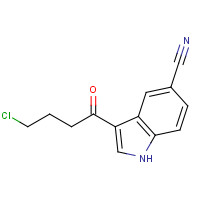 276863-95-7 3-(4-chlorobutanoyl)-1H-indole-5-carbonitrile chemical structure