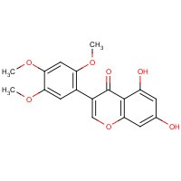 75340-02-2 4H-1-Benzopyran-4-one, 5,7-dihydroxy-3-(2,4,5-trimethoxyphenyl)- chemical structure