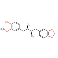 55890-24-9 Phenol, 4-[(2R,3R)-4-(1,3-benzodioxol-5-yl)-2,3-dimethylbutyl]-2-methoxy- chemical structure