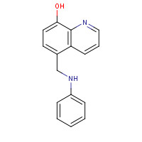 66279-76-3 8-Quinolinol, 5-[(phenylamino)methyl]- chemical structure