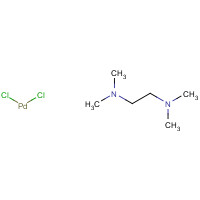 14267-08-4 DICHLORO(N,N,N',N'-TETRAMETHYLETHYLENEDIAMINE)PALLADIUM(II) chemical structure