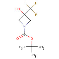 398489-42-4 tert-butyl 3-hydroxy-3-(trifluoroMethyl)azetidine-1-carboxylate chemical structure
