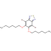 1190978-94-9 4,7-dibroMo-5,6-bis(hexyloxy)benzo[c][1,2,5]thiadiazole chemical structure