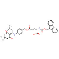 268730-86-5 FMOC-GLU(ODMAB)-OH chemical structure