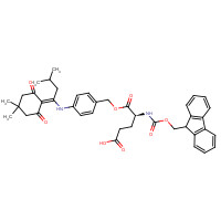 172611-75-5 FMOC-GLU(ODMAB)-OH chemical structure