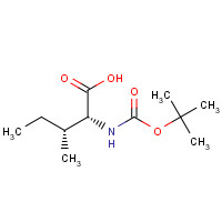 55721-65-8 Boc-D-isoleucine chemical structure