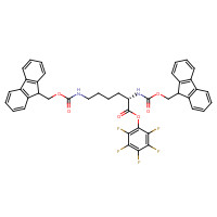132990-14-8 N,N'-Bis[(9H-Fluoren-9-ylmethoxy)carbonyl]-L-lysine pentafluorophenyl ester chemical structure