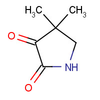 1248826-72-3 2,3-Pyrrolidinedione, 4,4-diMethyl- chemical structure