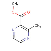 41110-29-6 3-METHYLPYRAZINE-2-CARBOXYLIC ACID METHYL ESTER chemical structure