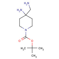871115-32-1 TERT-BUTYL 4-AMINO-4-(AMINOMETHYL)PIPERIDINE-1-CARBOXYLATE chemical structure