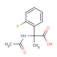 267401-33-2 (R)-2-acetaMido-2-(2-fluorophenyl)propanoic acid chemical structure