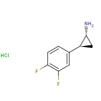 1156491-10-9 (1R,2S)-2-(3,4-difluorophenyl)cyclopropanamine hydrochloride chemical structure
