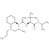 1003922-03-9 (S)-2-[3-[(1R,2R)-2-(DIPROPYLAMINO)CYCLOHEXYL]THIOUREIDO]-N-ISOPROPYL-3,3-DIMETHYLBUTANAMIDE chemical structure