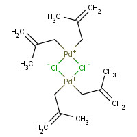 12081-18-4 BIS(2-METHYLALLYL)PALLADIUM CHLORIDE DIMER chemical structure