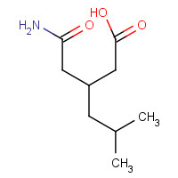 185815-61-6 (R)-3-(CARBAMOYLMETHYL)-5-METHYLHEXANOIC ACID chemical structure
