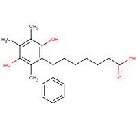 148989-73-5 7-(2,5-Dihydroxy-3,4,6-trimethylphenyl)-7-phenyl heptanoic acid chemical structure