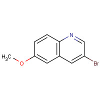 14036-96-5 3-BROMO-6-METHOXYQUINOLINE chemical structure