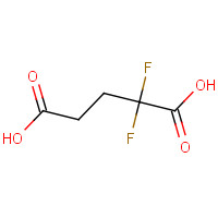 380-86-9 2,2-Difluoropentanedioic acid chemical structure