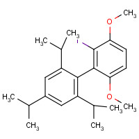 1070663-76-1 2-Iodo-2',4',6'-triisopropyl-3,6-diMethoxy-1,1'-biphenyl chemical structure