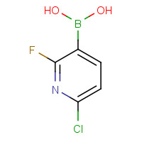 1256345-66-0 6-Chloro-2-fluoropyridine-3-boronic acid chemical structure