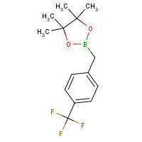 475250-46-5 4-(Trifluoromethyl)benzylboronic acid pinacol ester chemical structure