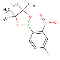 1288978-82-4 2-(4-Fluoro-2-nitrophenyl)-4,4,5,5-tetramethyl-1,3,2-dioxaborolane chemical structure